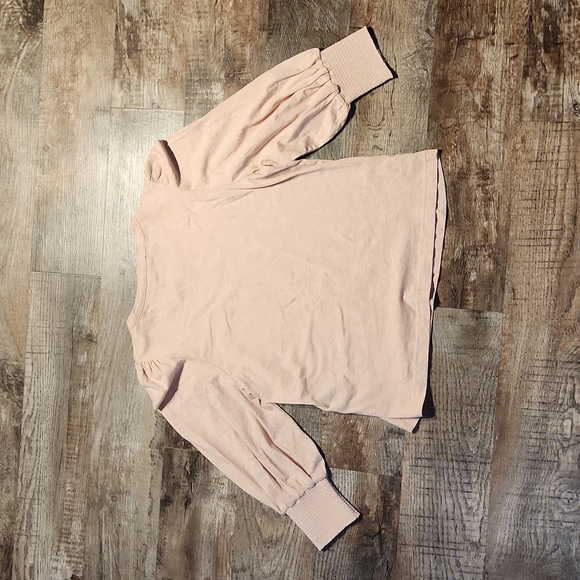 7 for All Mankind women's top size medium pink beige - Picture 4 of 6